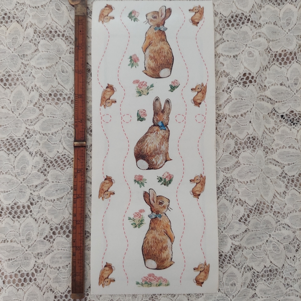 Colorbok Peter Rabbit Stickers Big Bunny Borders Scrapbook or Craft Supplies - Picture 3 of 5